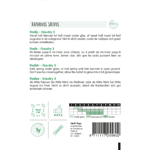 Horti Tops - Radijs Gaudry 3 (back)