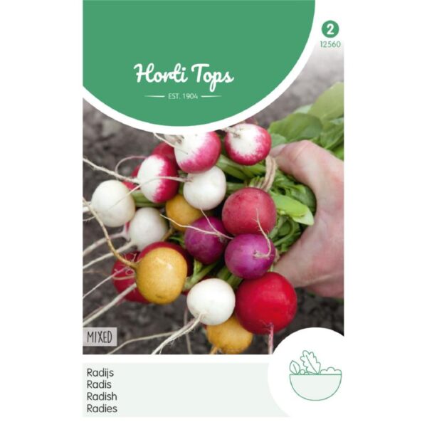 Horti Tops - Radijs gemengd (front)