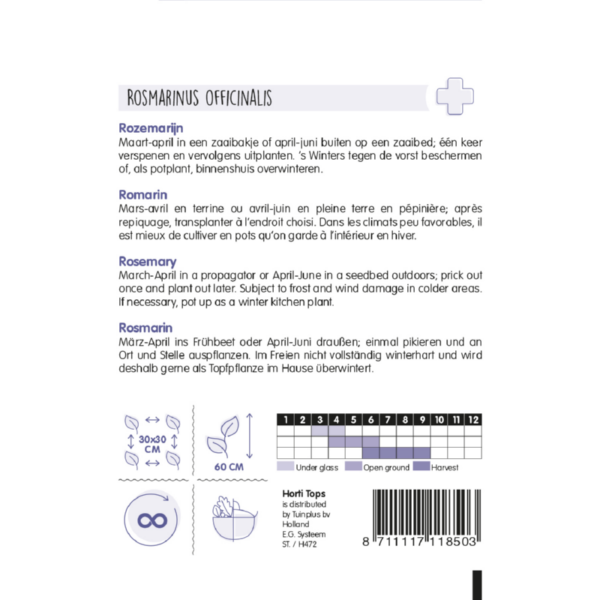 Horti Tops - Rozemarijn (back)