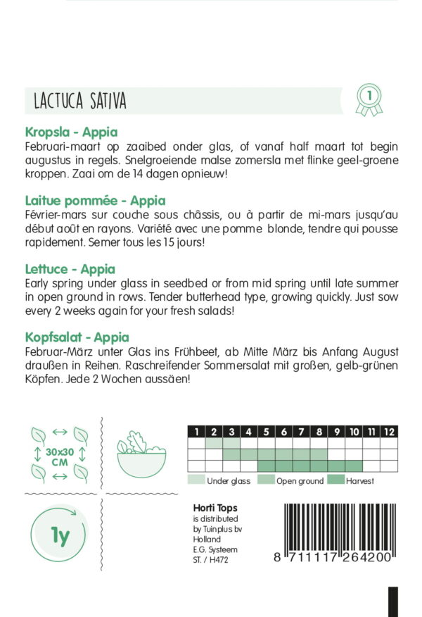 Kropsla Appia - Horti Tops - Afbeelding 3
