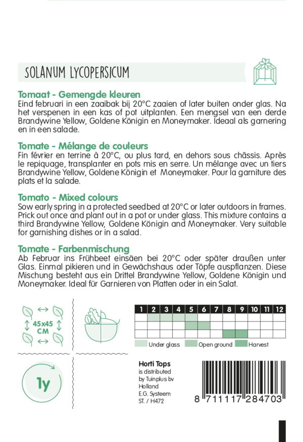 Tomaten kleurenmengsel - Horti Tops - Afbeelding 2